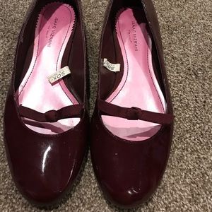 Isaac Mizrahi patent ballet flats